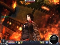 火車爆炸引起熊熊烈火