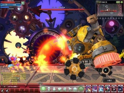 時鐘村的最終 BOSS「時間破碎機」是個不好對付的難纏角色